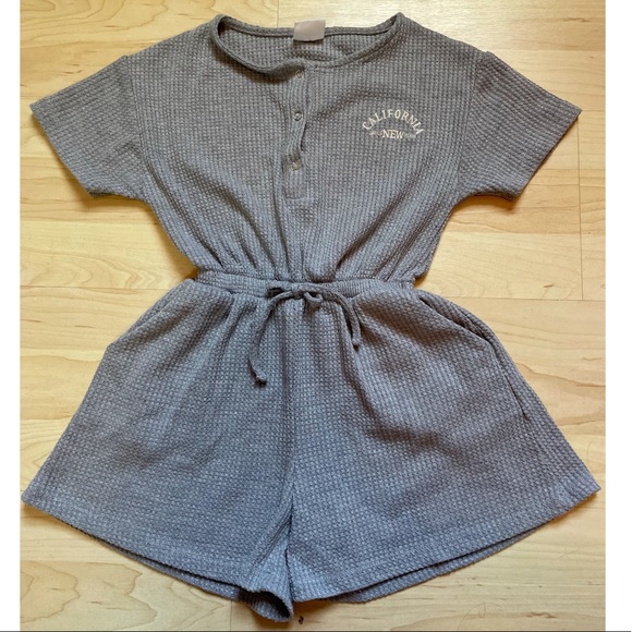 Zara Bottoms Zara Waffle Knit Kids Romper Poshmark